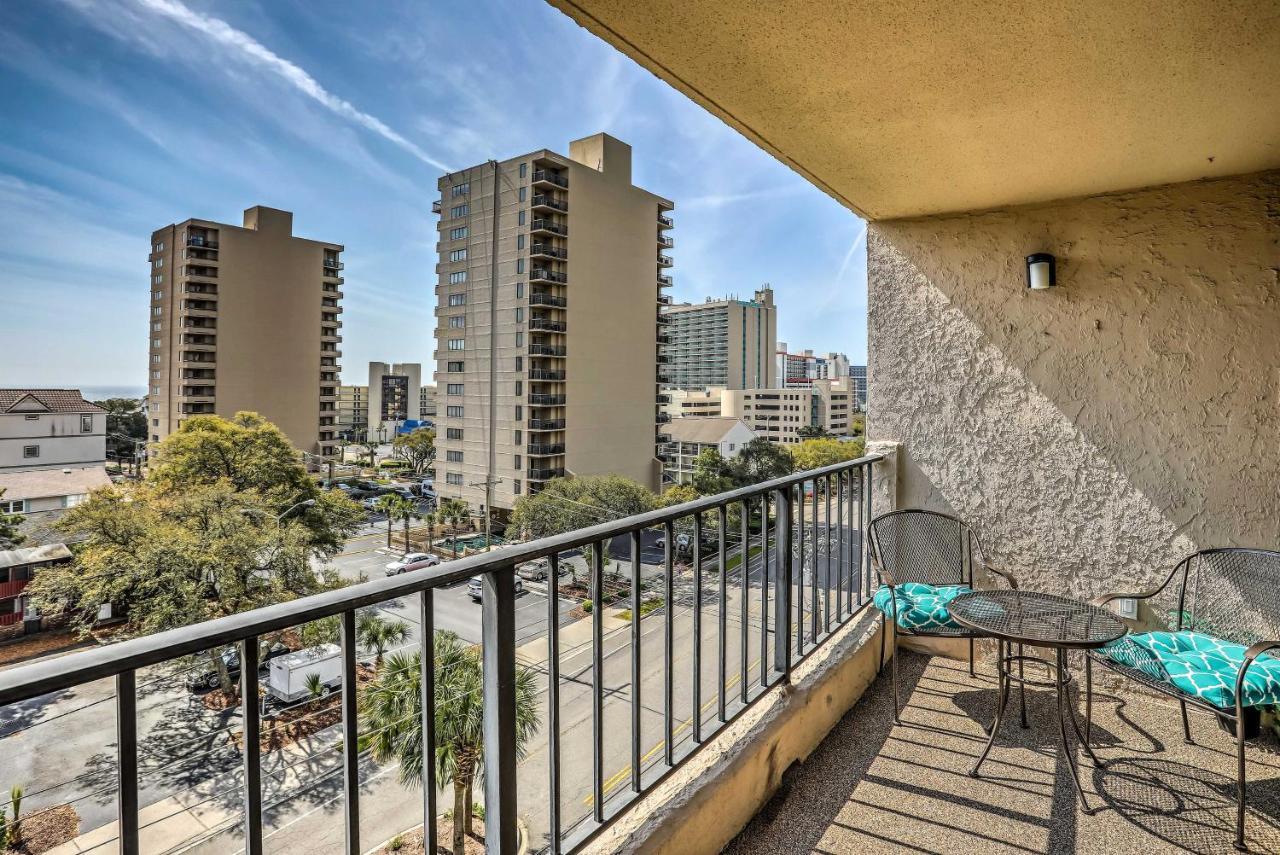 Myrtle Beach Condo, 1 Block To Ocean Shore! Dış mekan fotoğraf