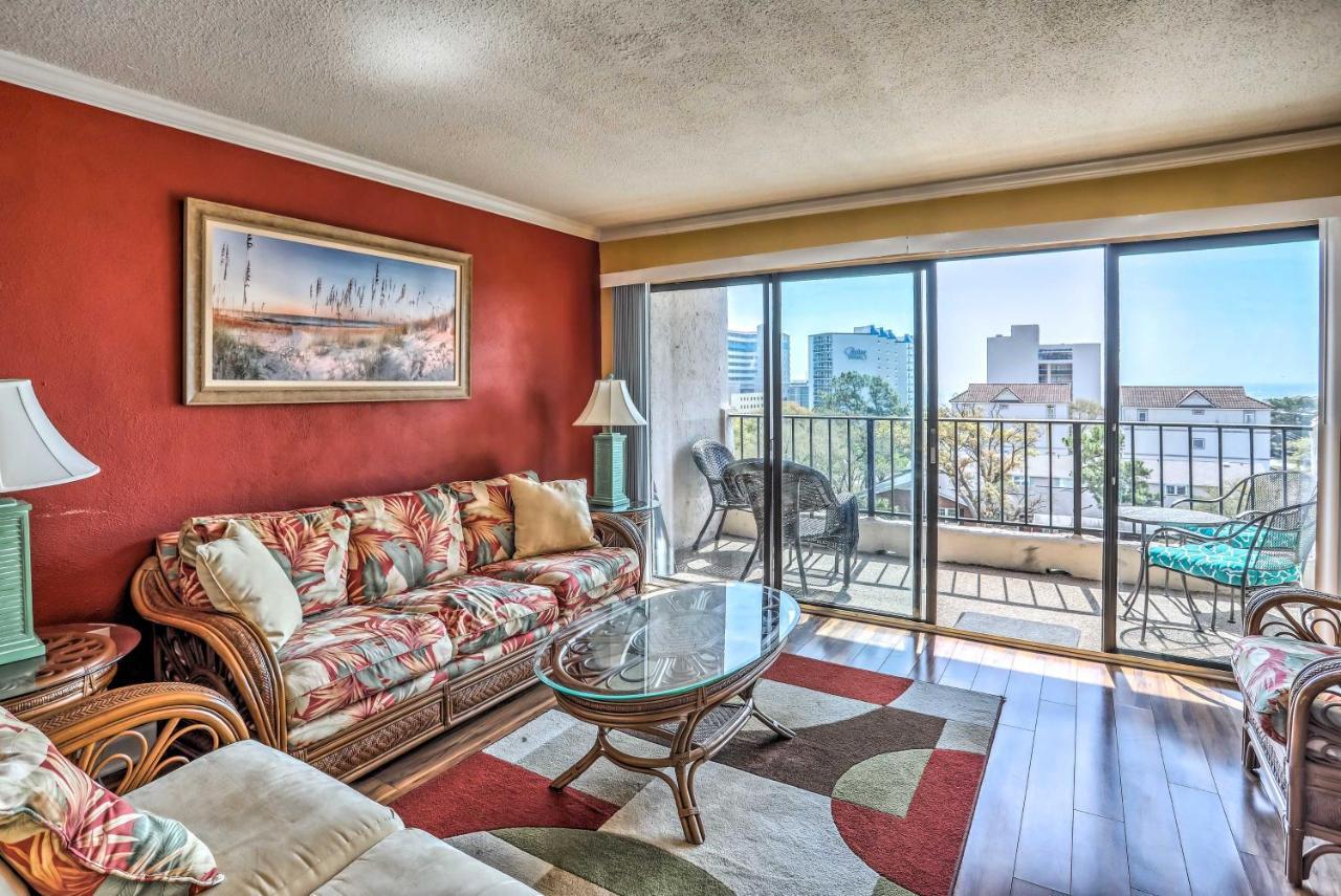 Myrtle Beach Condo, 1 Block To Ocean Shore! Dış mekan fotoğraf