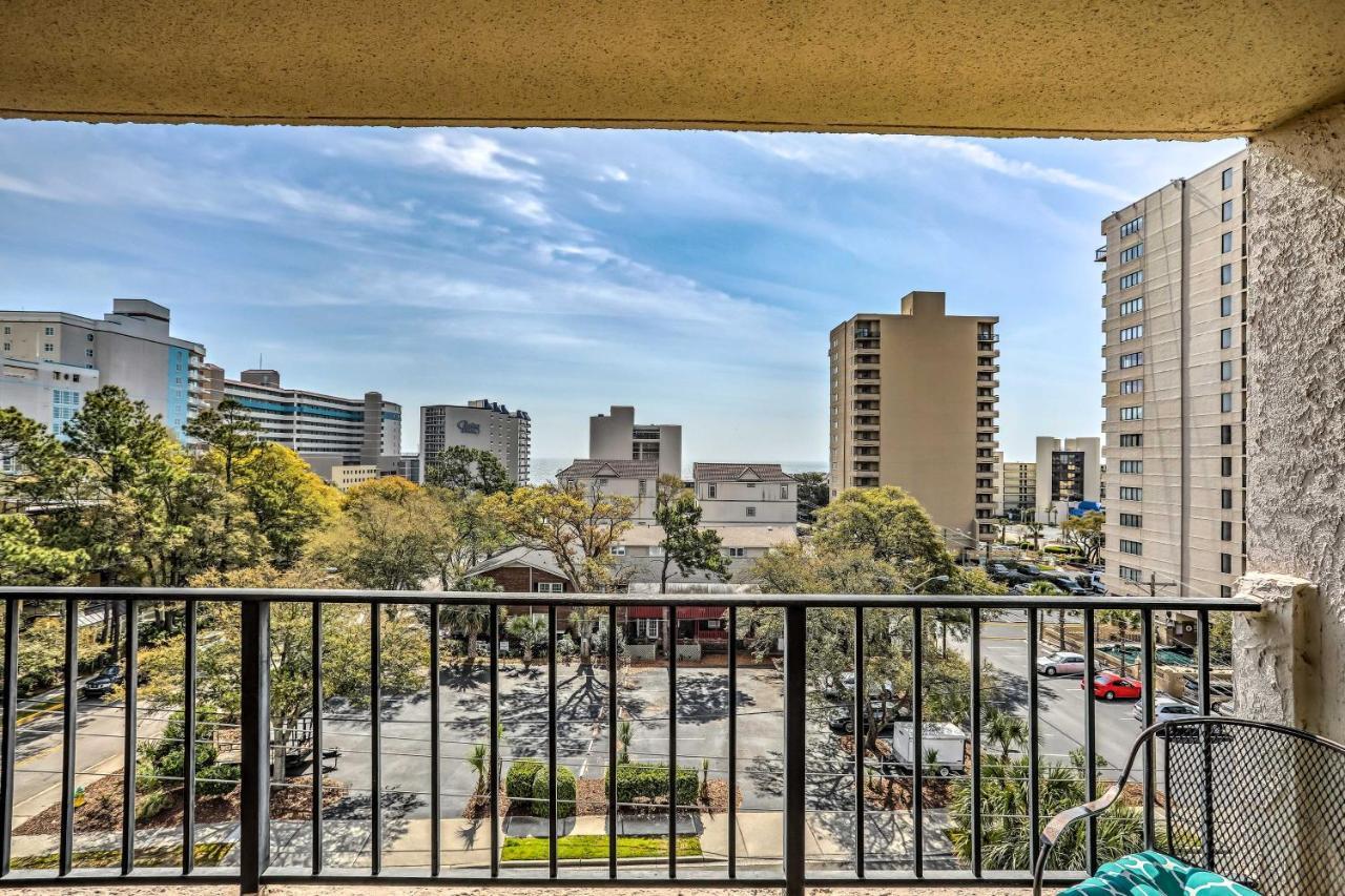 Myrtle Beach Condo, 1 Block To Ocean Shore! Dış mekan fotoğraf