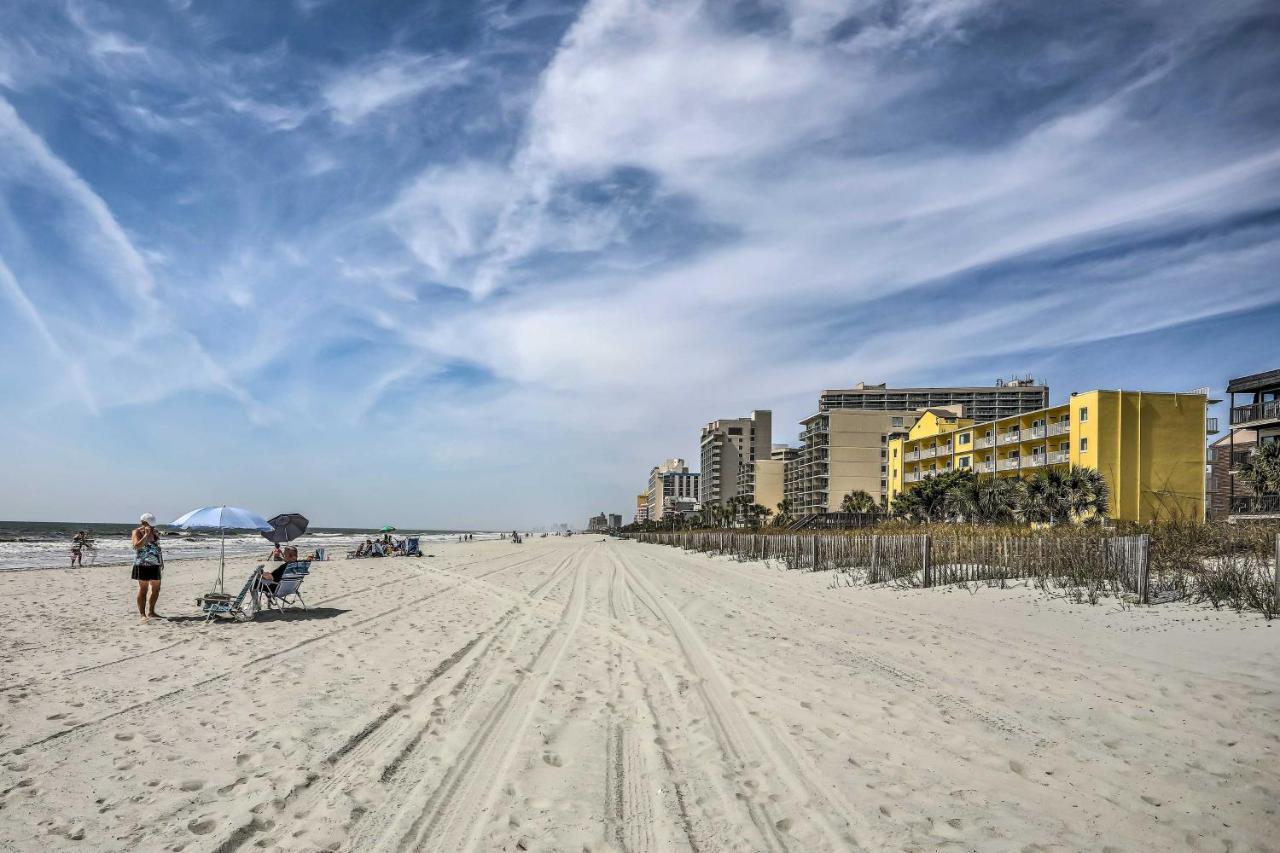 Myrtle Beach Condo, 1 Block To Ocean Shore! Dış mekan fotoğraf
